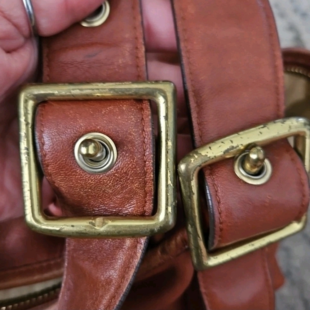 Coach Vintage Brown Leather Legacy Large Hobo Classic Designer Shoulder Purse - Picture 13 of 14